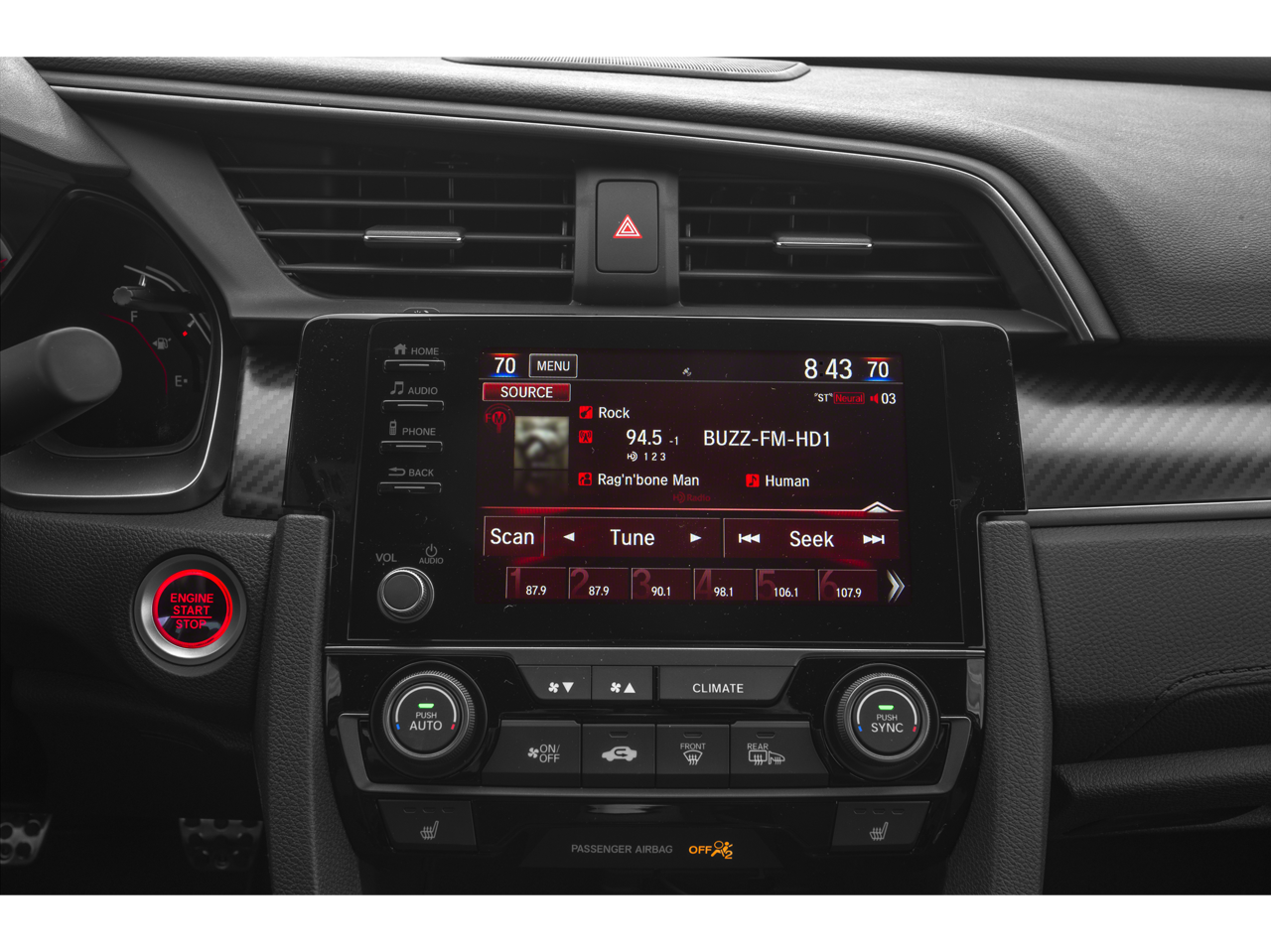 2019 Honda Civic Si Coupe Manual w/Summer Tires