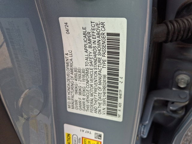 2024 Honda Civic Hatchback Sport Touring