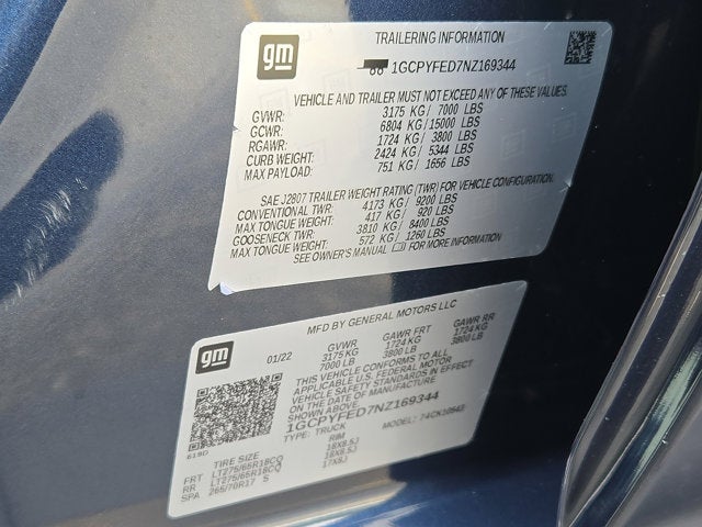 2022 Chevrolet Silverado 1500 LTD LT Trail Boss