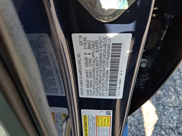 2019 Honda Accord Sedan LX 1.5T