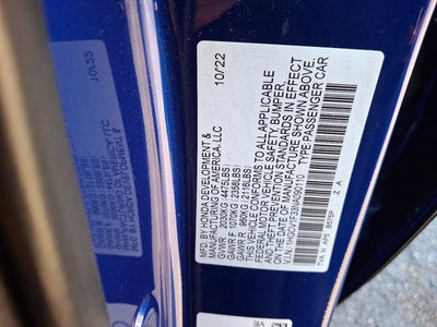 2022 Honda Accord Sedan Sport