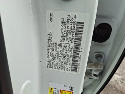 2022 Honda Accord Sedan Sport