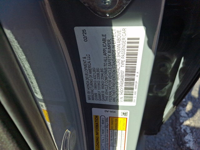 2025 Honda Accord Sedan SE