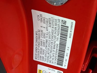 2025 Honda Civic Si Sedan