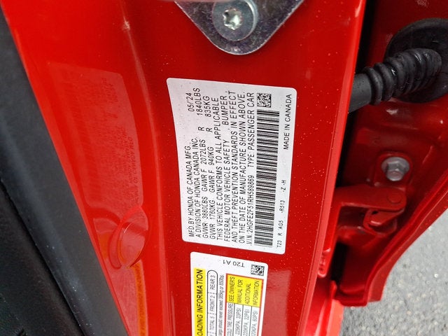 2024 Honda Civic Sedan Sport