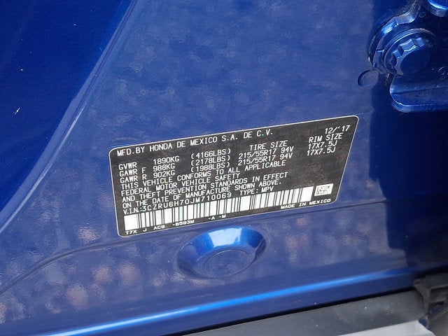 2018 Honda HR-V EX-L Navi