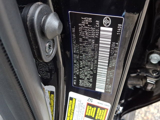 2022 Toyota Camry Hybrid Nightshade