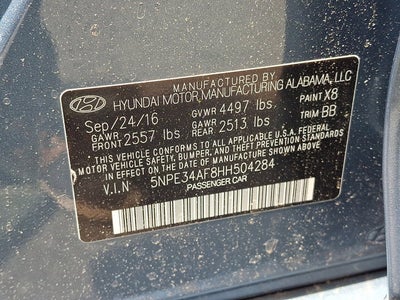 2017 Hyundai Sonata Sport