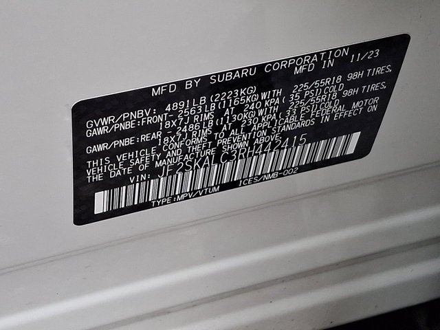 2024 Subaru Forester Limited